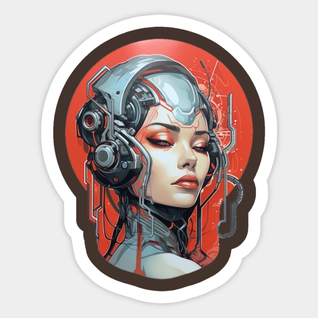 Sci-fi Gal Sticker by Jason's Finery